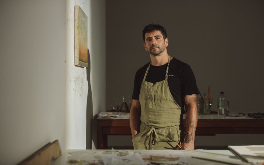 Brazilian painter Lucas Arruda tackles European landscapes in major Paris show